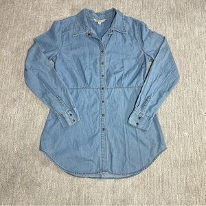 CAbi Jeans Light Blue Denim Shirt Sz M